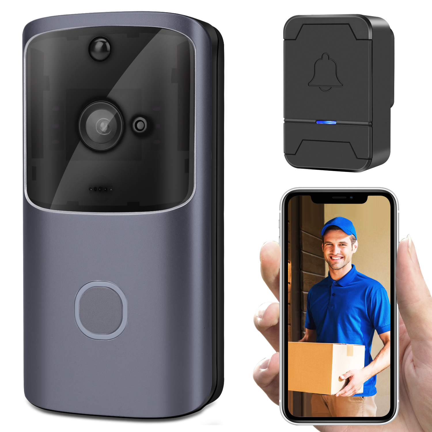 Wireless WiFi Smart Video Doorbell